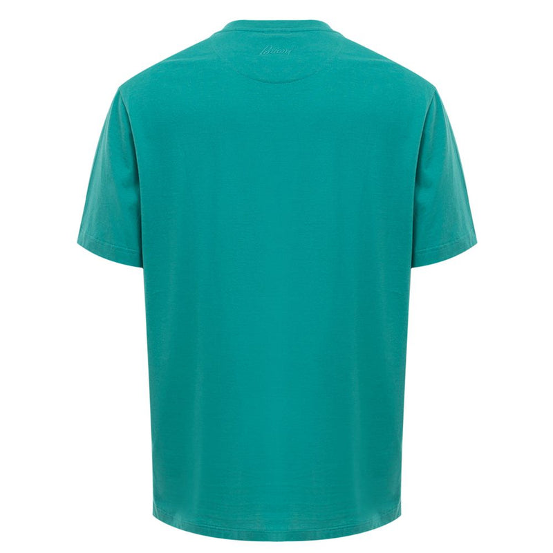 Brioni Green Cotton T-Shirt