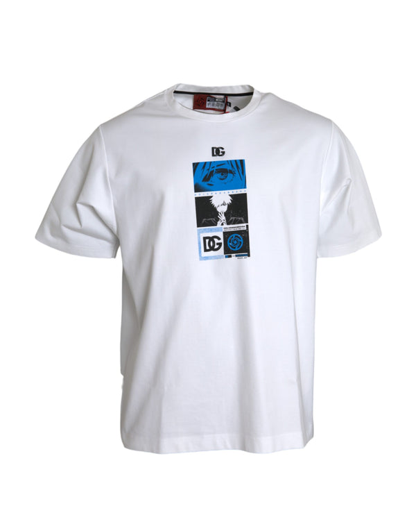 Dolce & Gabbana White Jujutsu Kaisen Short Sleeves T-shirt