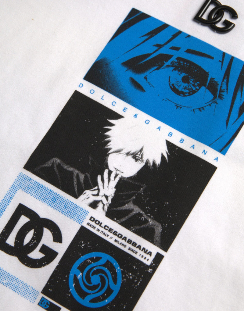 Dolce & Gabbana White Jujutsu Kaisen Short Sleeves T-shirt