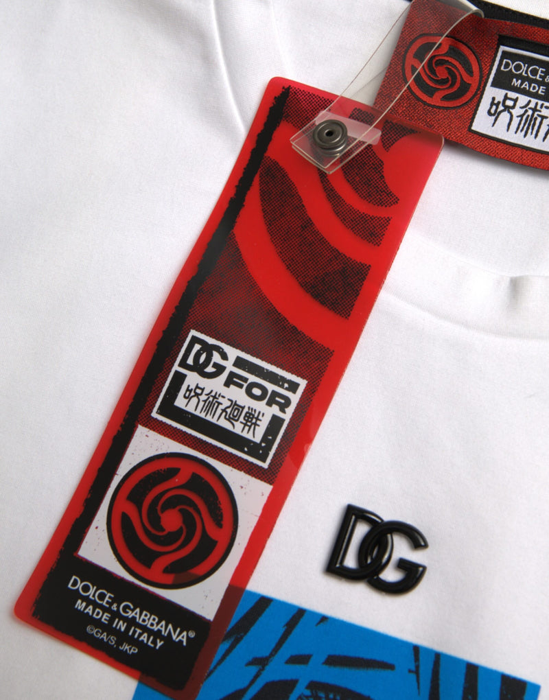 Dolce & Gabbana White Jujutsu Kaisen Short Sleeves T-shirt