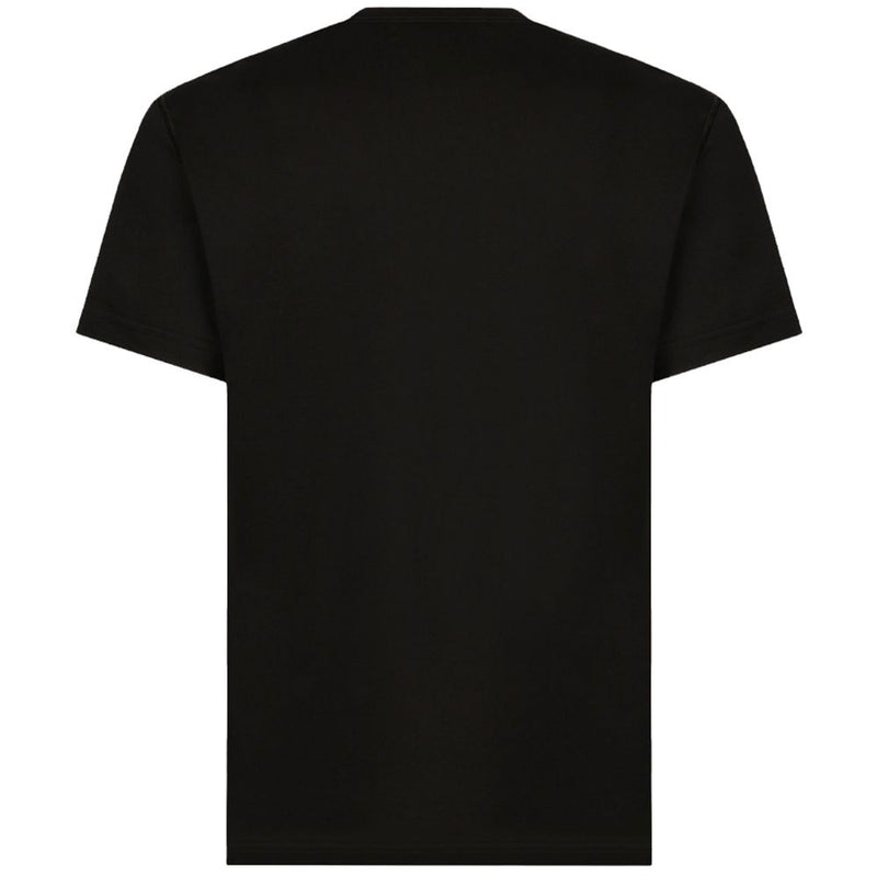 Dolce & Gabbana Black Cotton T-Shirt