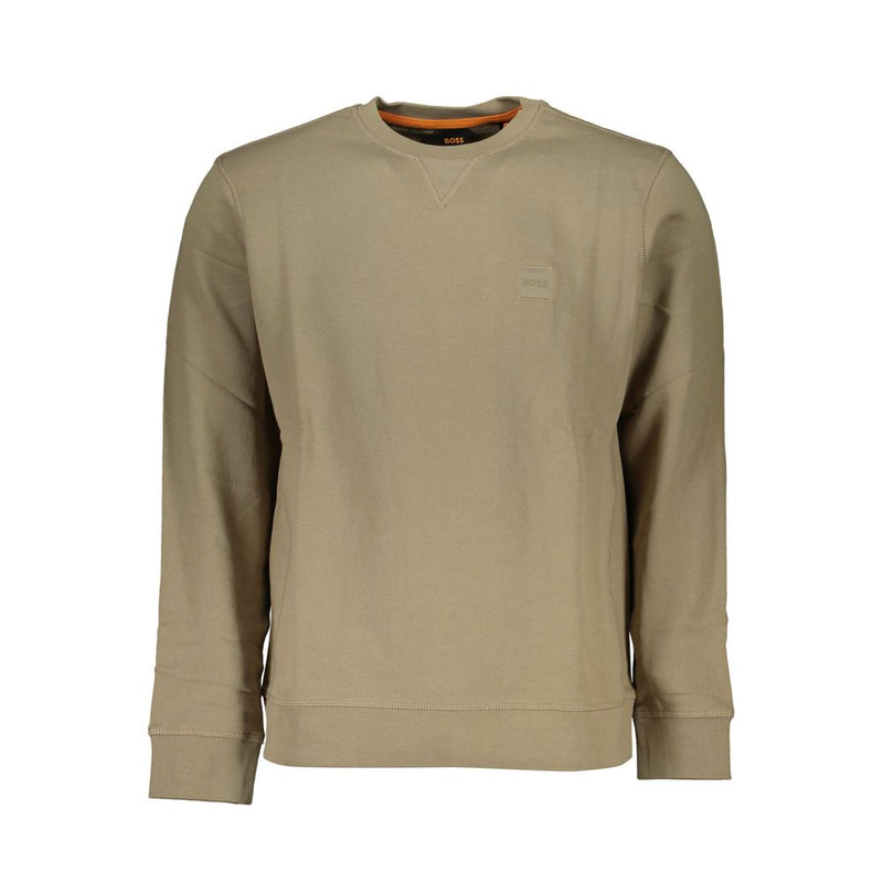 Hugo Boss Beige Cotton Sweater