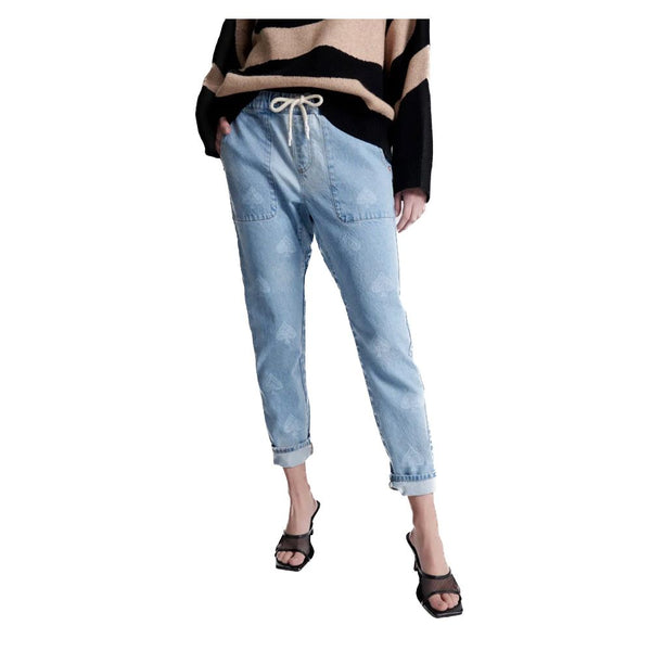 One Teaspoon Light Blue Cotton Jeans & Pant