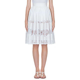 Dolce & Gabbana White Coton Skirt