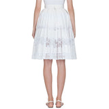 Dolce & Gabbana White Coton Skirt