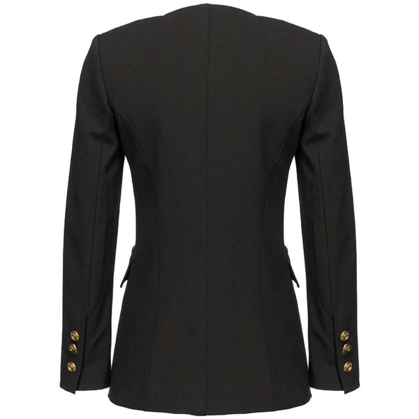 PINKO Black Viscose Suits & Blazer