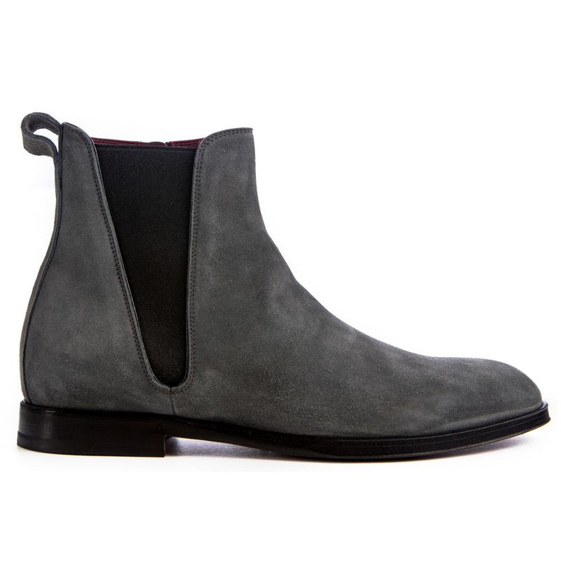 Dolce & Gabbana Gray Leather Di Calfskin Boot