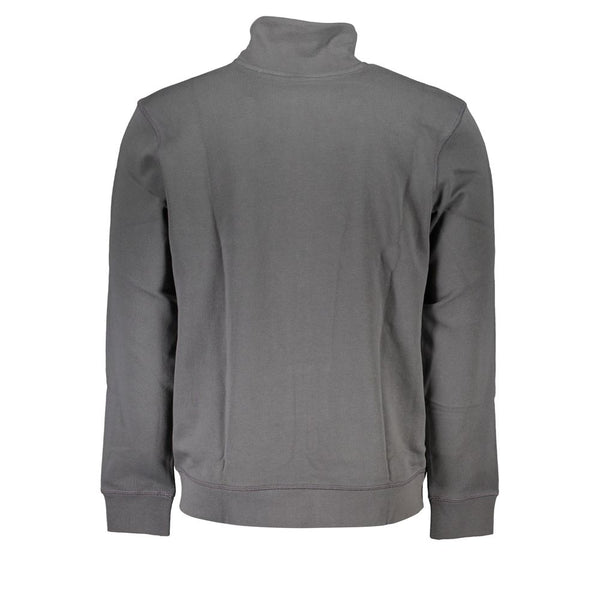 Hugo Boss Gray Cotton Sweater