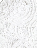 Dolce & Gabbana White Cordonetto Lace Beatrice Tote Bag