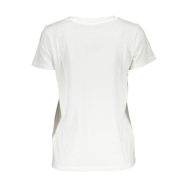 Levi's Chic White V-Neck Logo Tee