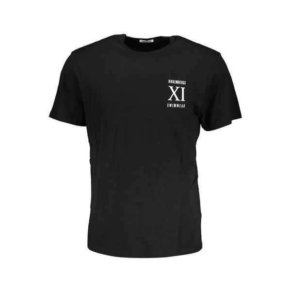 Bikkembergs Black Cotton T-Shirt