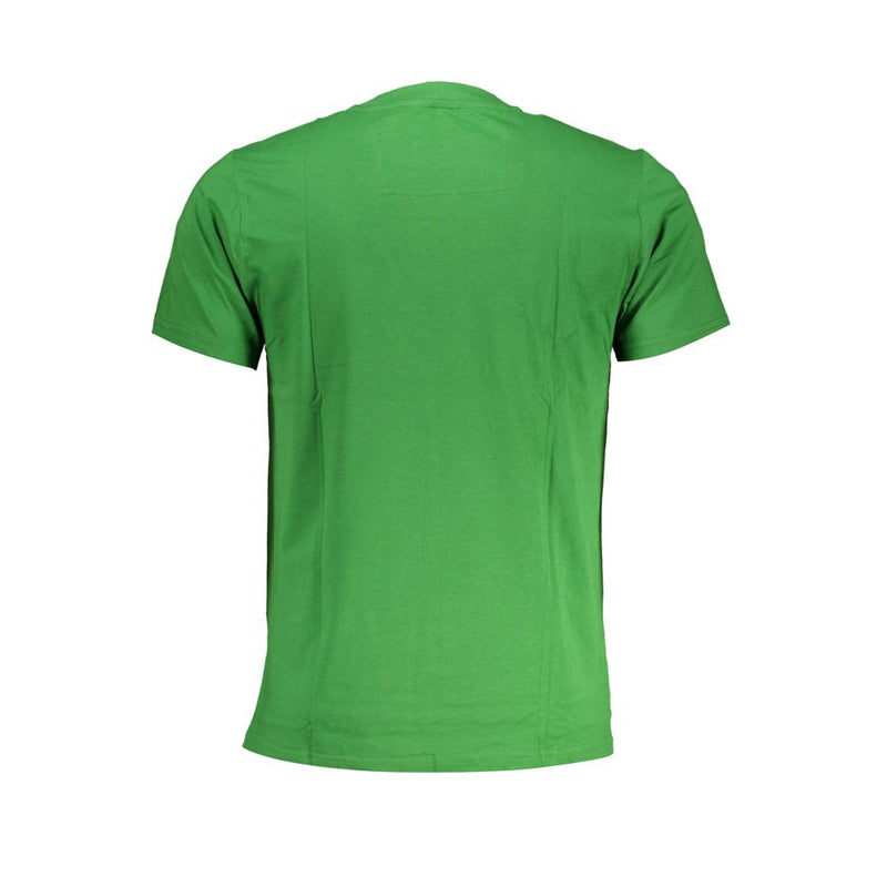 Cavalli Class Green Cotton T-Shirt