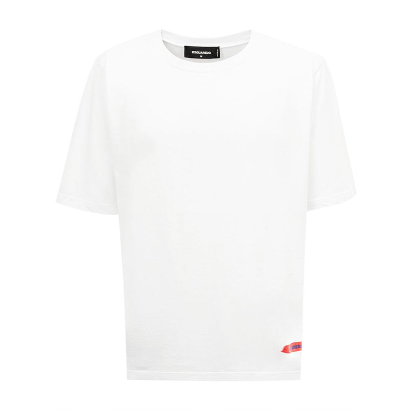 Dsquared² White Cotton T-Shirt