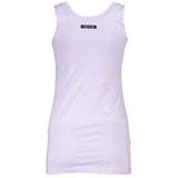 Cavalli Class Elegant Purple Round Neckline Tank Top