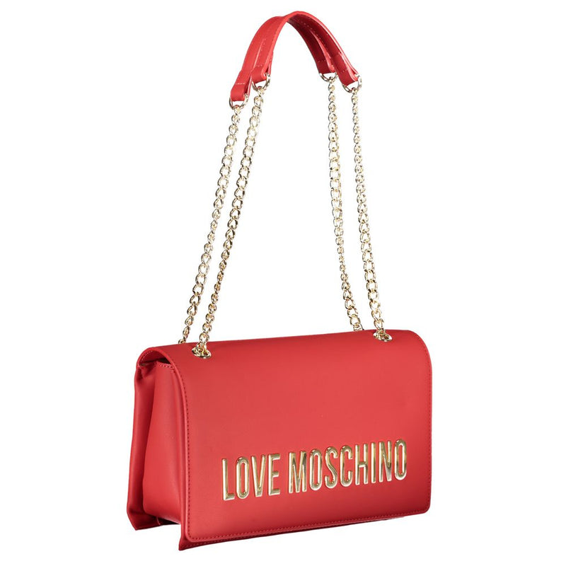 Love Moschino Red Polyethylene Handbag