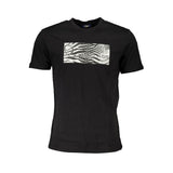 Cavalli Class Black Cotton T-Shirt