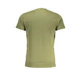 Cavalli Class Green Cotton T-Shirt