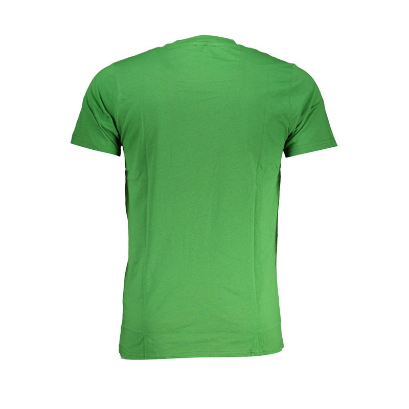 Cavalli Class Green Cotton T-Shirt