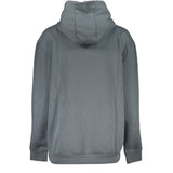 Cavalli Class Elegant Hooded Fleece Sweatshirt in Gray