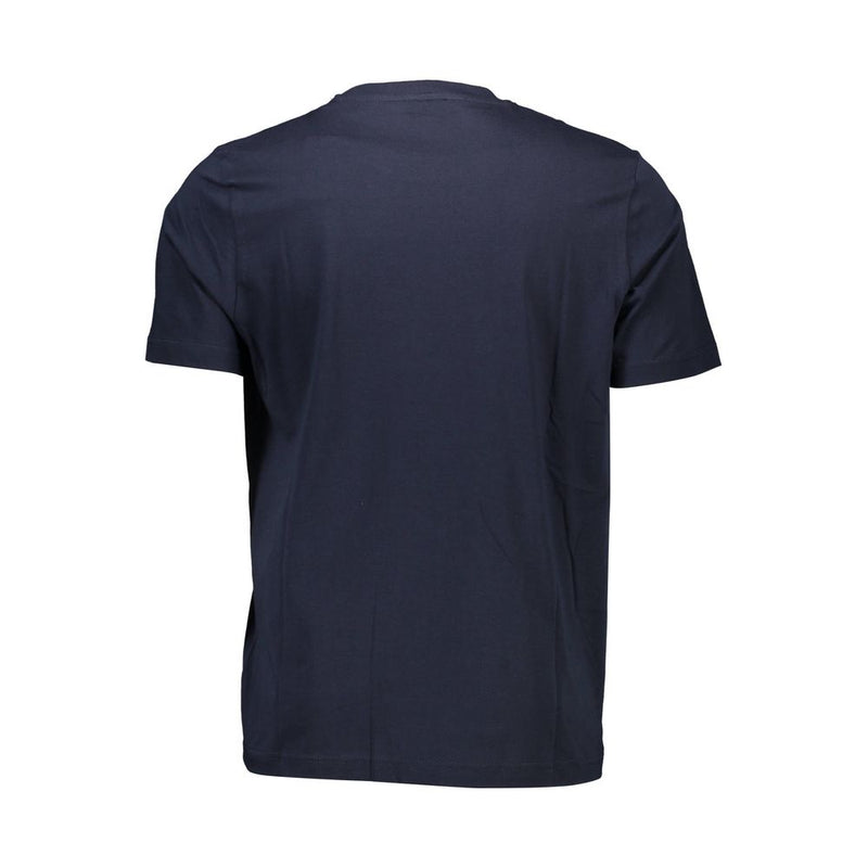 Diesel Sleek Blue Crew Neck Logo Tee