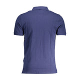 Levi's Svelte Blue Cotton Polo with Chic Logo Accent