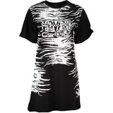 Cavalli Class Elegant Short Sleeve Printed Dress