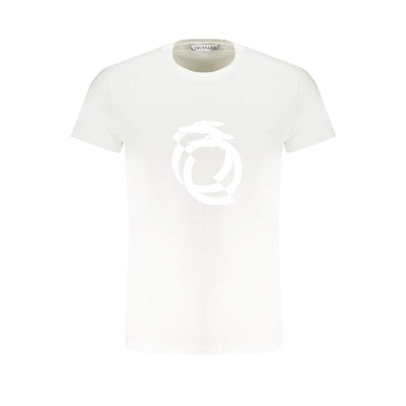 Trussardi White Cotton T-Shirt