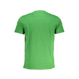 Cavalli Class Green Cotton T-Shirt