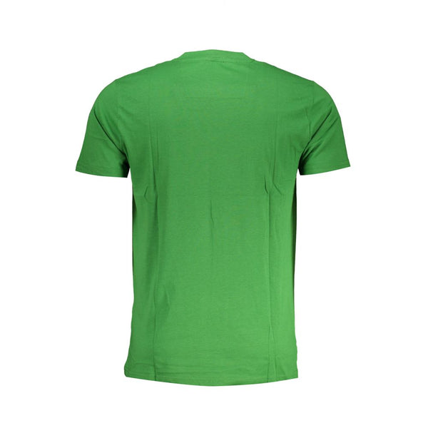 Cavalli Class Green Cotton T-Shirt