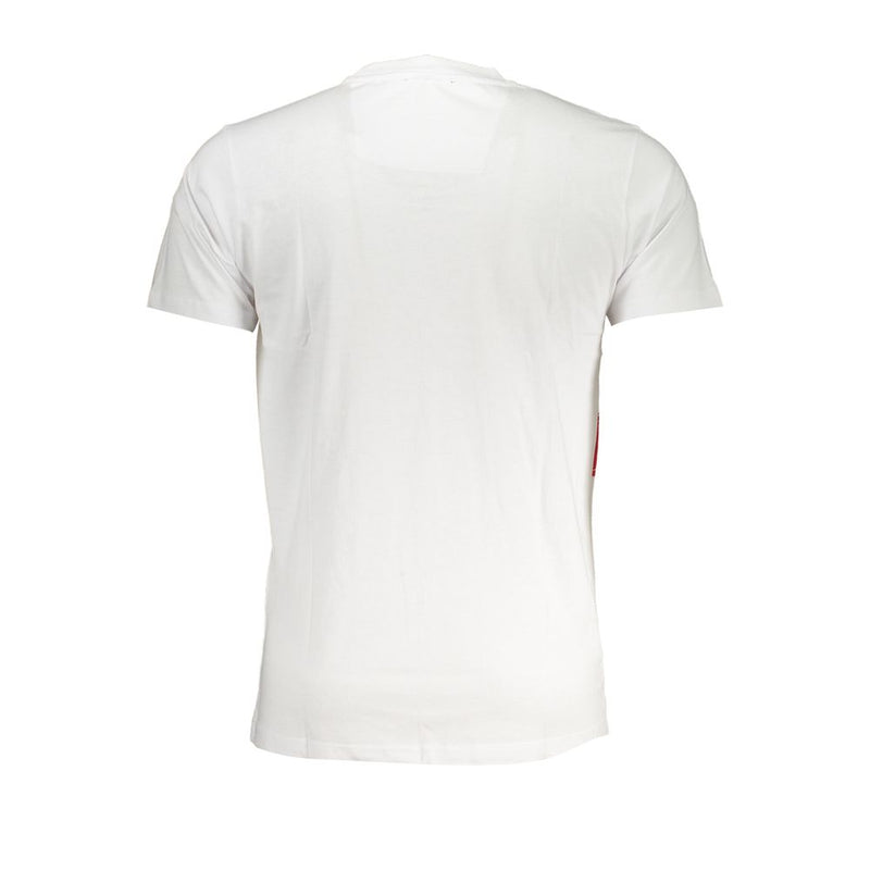 Cavalli Class White Cotton T-Shirt