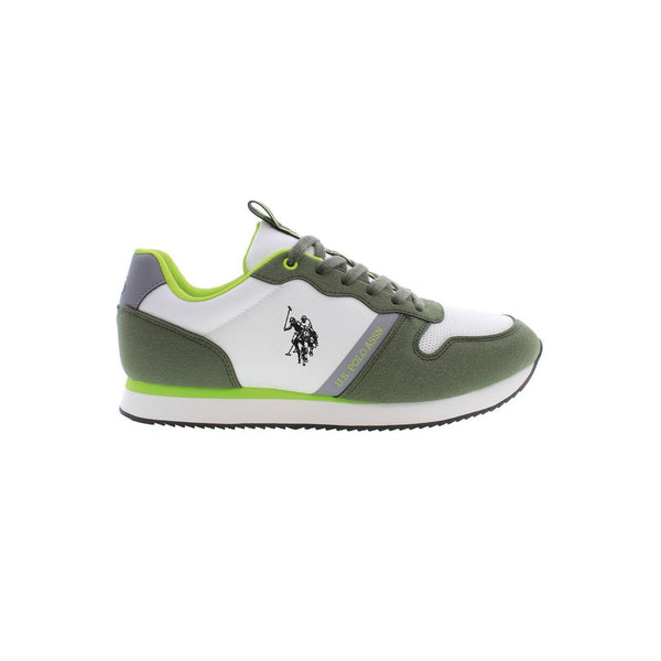 U.S. POLO ASSN. Green Polyester Men Sneaker