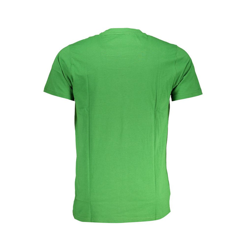 Cavalli Class Green Cotton T-Shirt