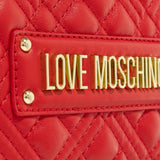 Love Moschino Chic Pink Hobo Shoulder Bag with Gold Accents