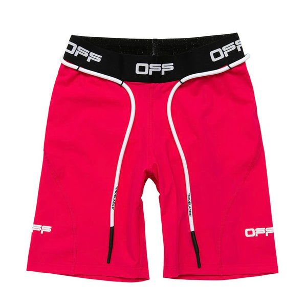 Off-White Chic Pink Elasticized Logo Shorts