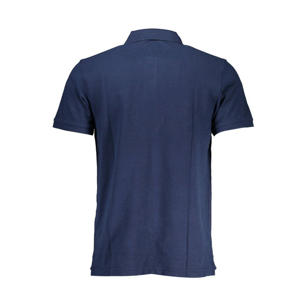 Levi's Chic Blue Cotton Polo Shirt with Logo Accent