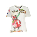 Desigual White Cotton Tops & T-Shirt