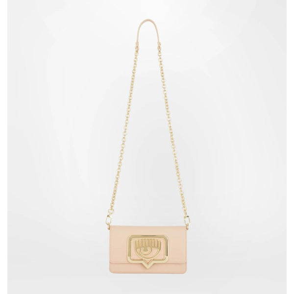 Chiara Ferragni Beige Polyester Women Crossbody Bag