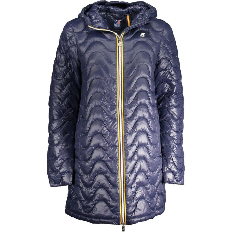 K-WAY Blue Polyamide Jackets & Coat