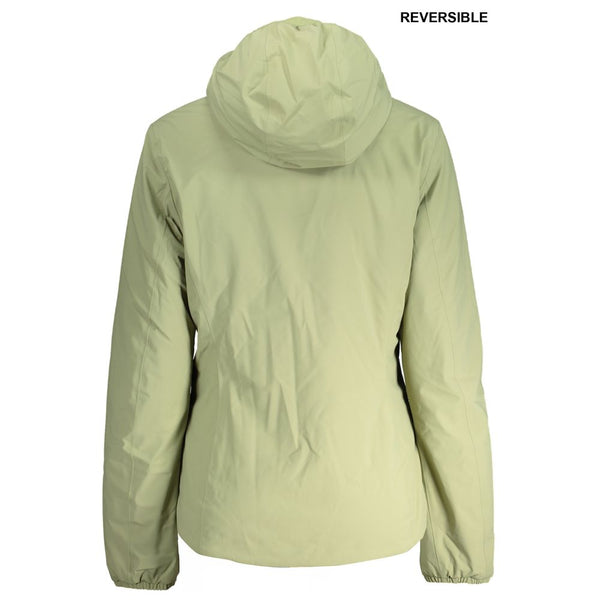 K-WAY Green Nylon Jackets & Coat