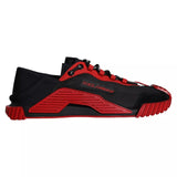 Dolce & Gabbana Black Red NS1 Low Top Sneakers Men Shoes