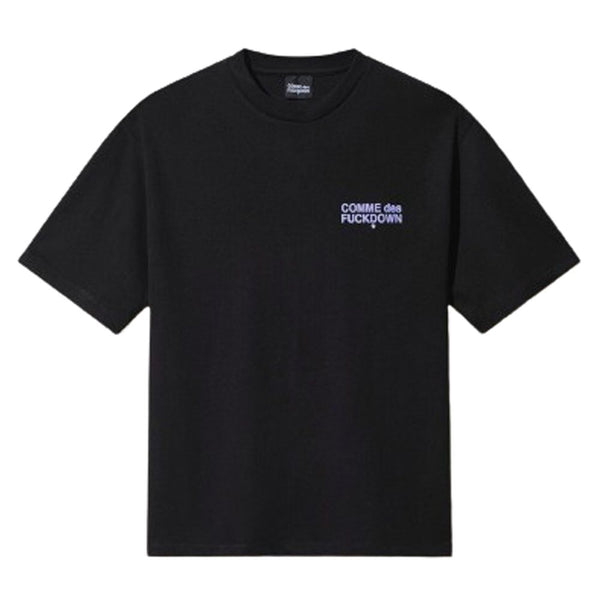 Comme Des Fuckdown Black Cotton T-Shirt