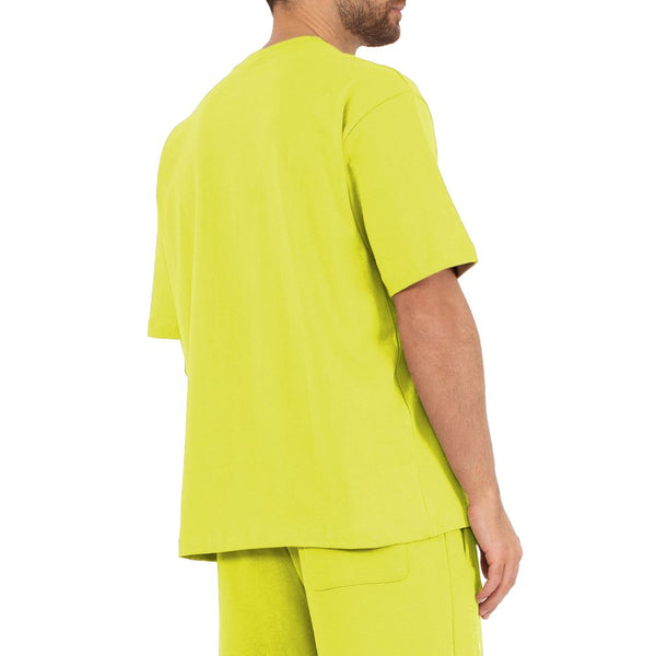 Comme Des Fuckdown Yellow Cotton T-Shirt