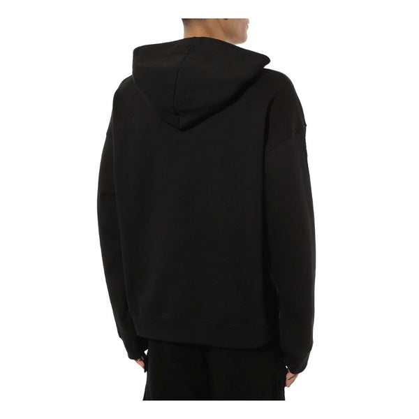 Comme Des Fuckdown Black Cotton Sweater