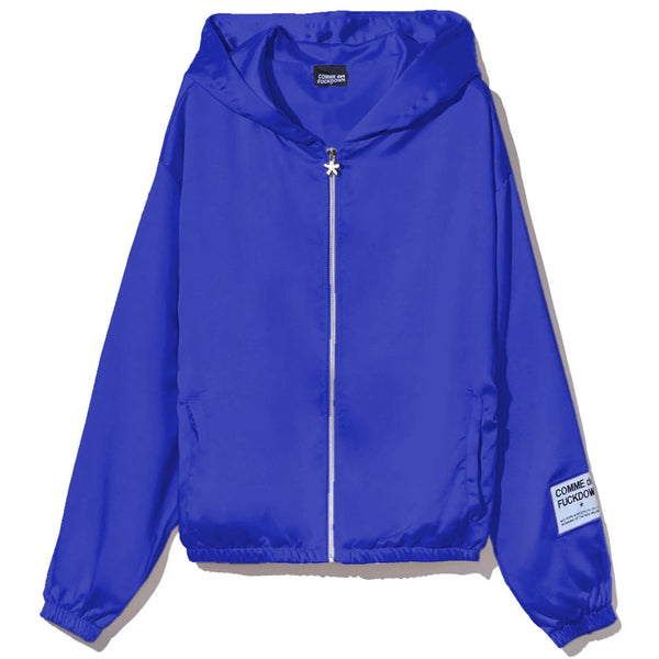 Comme Des Fuckdown Blue Polyester Sweater