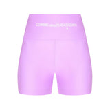 Comme Des Fuckdown Purple Polyester Short