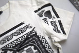 Dolce & Gabbana White Graphic Print Cotton Crew Neck T-shirt