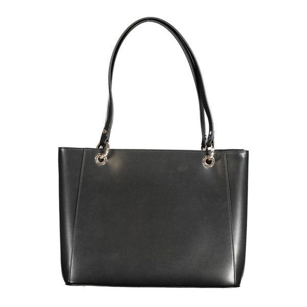 Guess Jeans Black Polyethylene Handbag