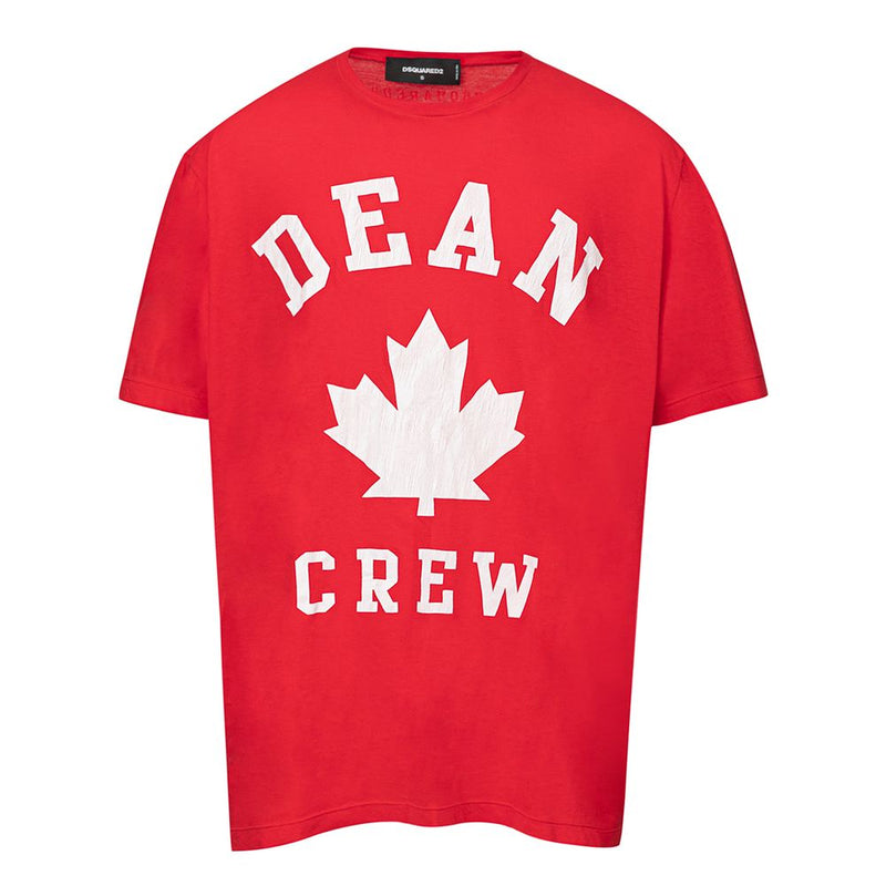 Dsquared² Red Cotton T-Shirt