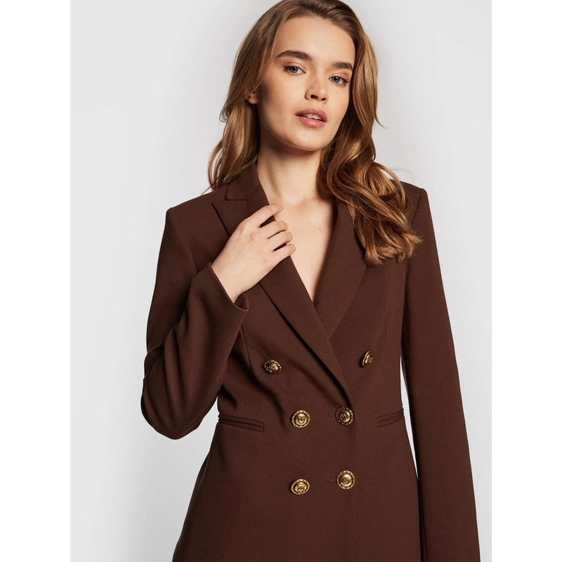 PINKO Brown Viscose Suits & Blazer