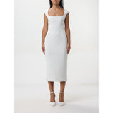 PINKO White Viscose Dress